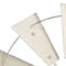 Glitzhome® 22" Beige Metal Wind Spinner Wall Décor